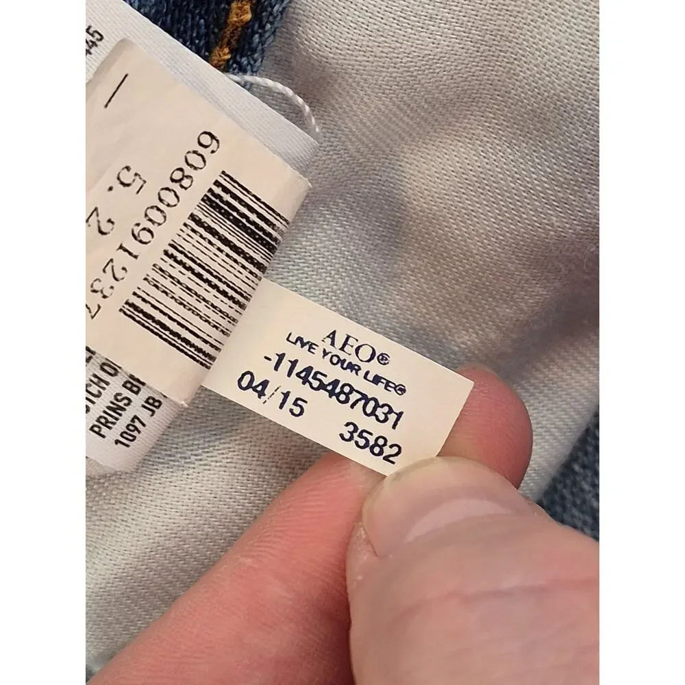 American Eagle Core Flex Original Straight 30x34 Light Washed Blue Jeans